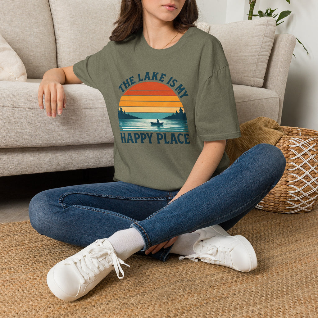 Lake Sunset Happy Place T-Shirt