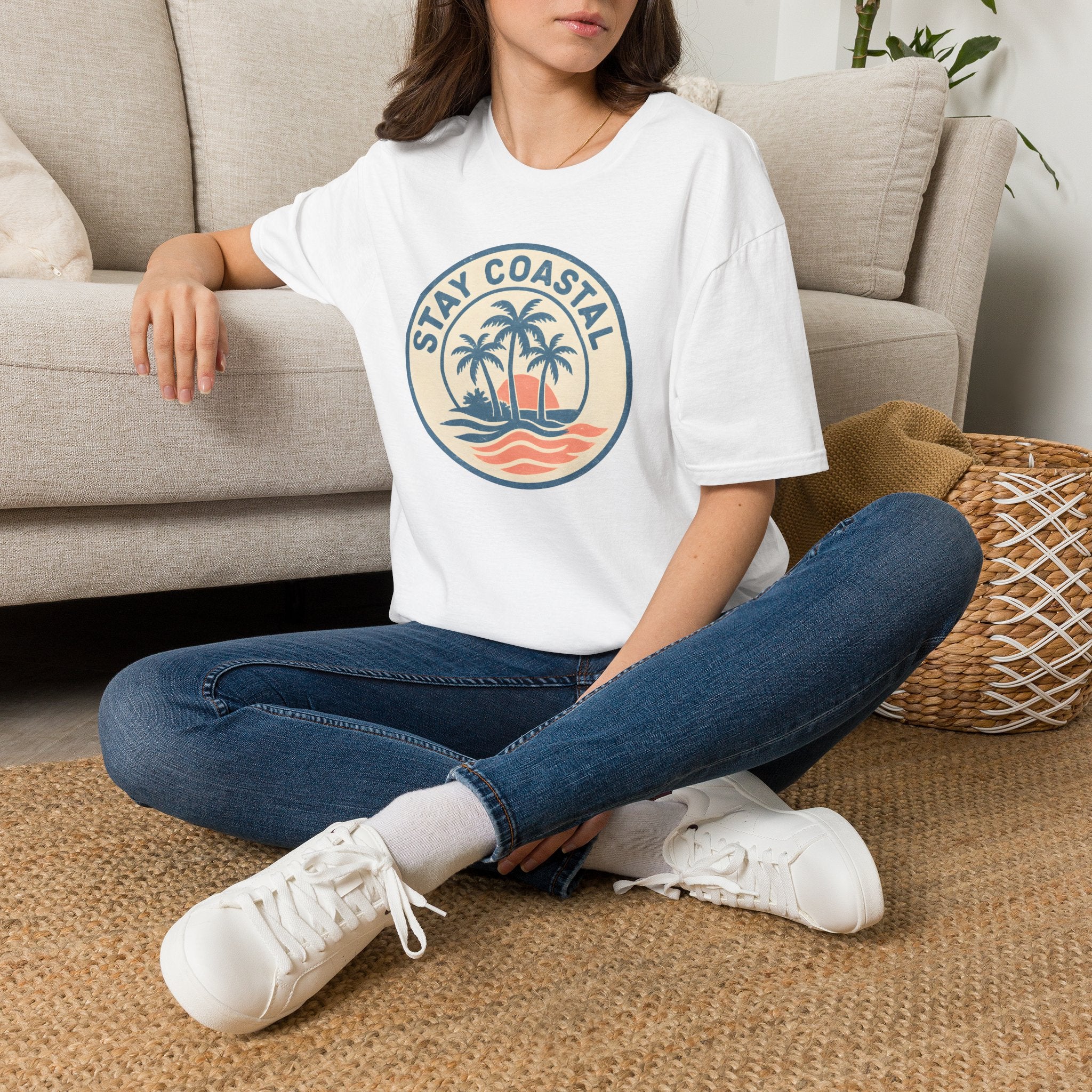 Tropical Island Sunset T-Shirt
