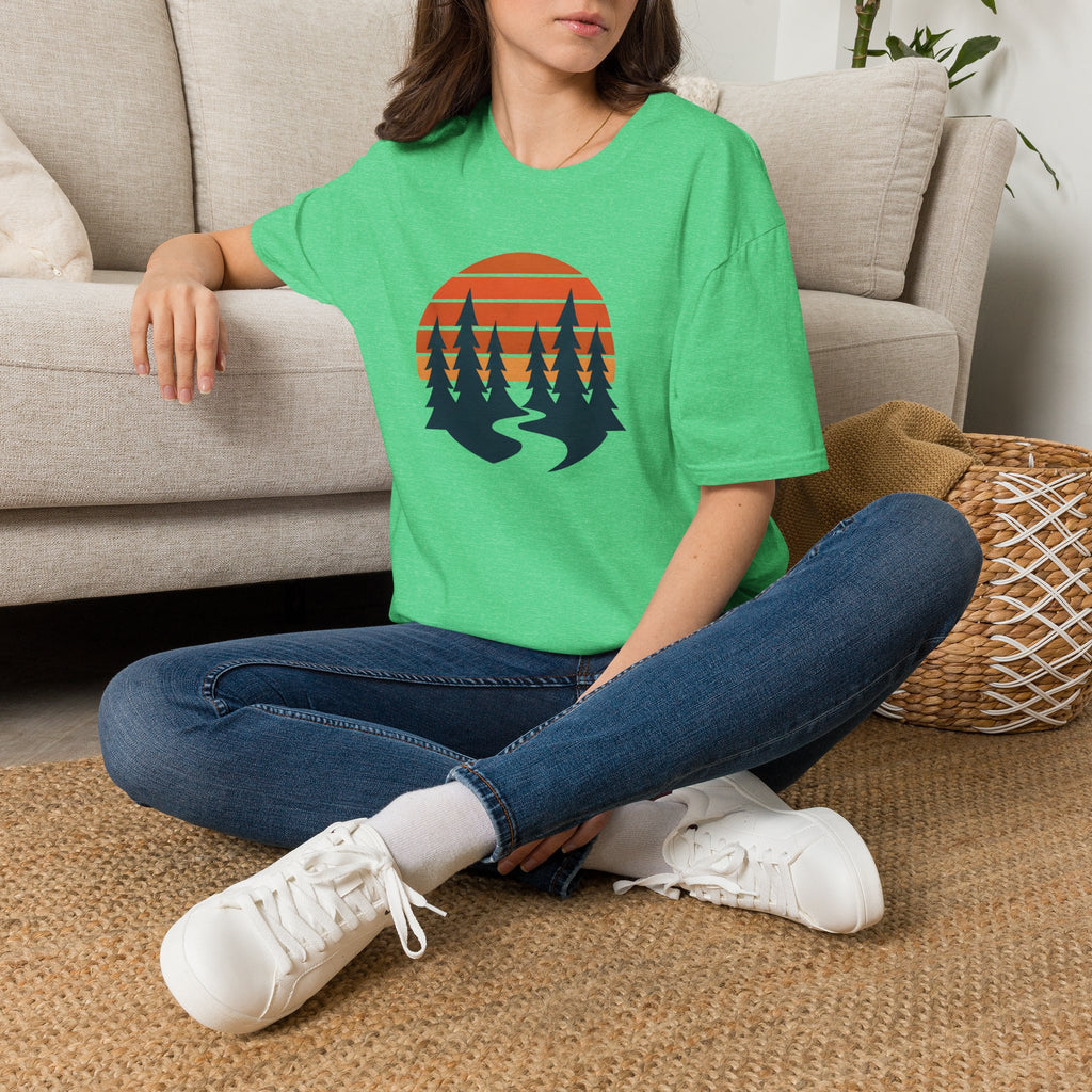 Sunset forest silhouettes T-Shirt